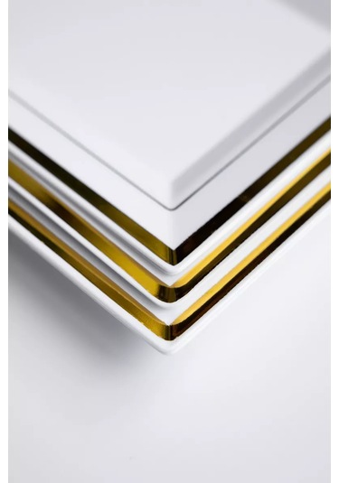 Family Co. Tek Kullanımlık Plastik Servis Tabakları Seti 6 Adet. 210113081 100 adet