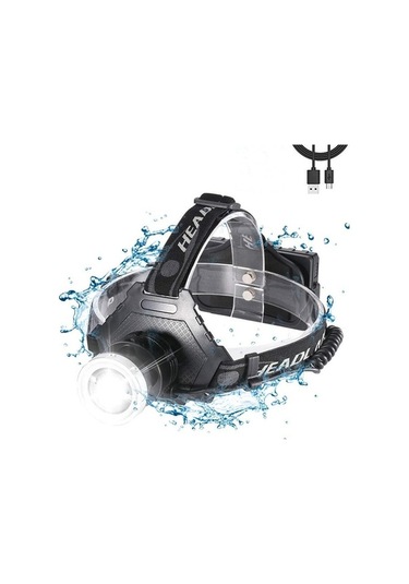 Novahub Usb Şarjlı Süper Parlak Xhp90.2 Led Far, Balıkçılık Kamp Meşalesi, 3x18650 Pil, Çok Renkli Far Balıkçılık Kamp Yakınlaştırma Meşalesi Çok Renkli