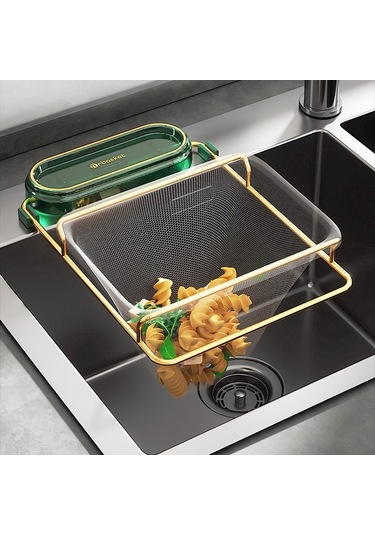 Hyt Çöp Drenaj Rafı Ev Süzgeç Lavabo Filtre Rafı