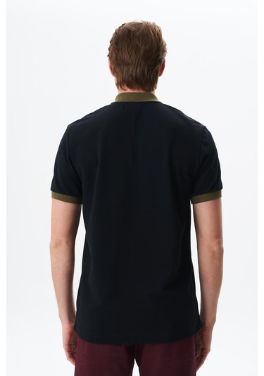 Arma Erkek Regular Fit Basic % 100 Pamuk Pike Fermuarlı Polo Yaka Tişört Y29374354302 Siyah