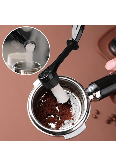 Kahve Makinesi Temizleme Set Kahve Öğütücü Fırçası, Boyut:3'ü 1 Arada C Tipi Diğer