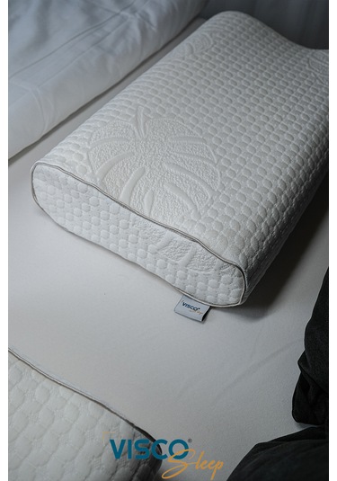 Visco Yastık Velicia Ortopedik Yastık Viskon Kılıf 55x35x12-10 Cm