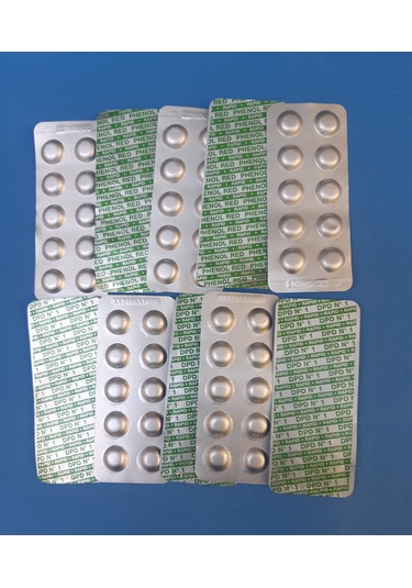 Havuz Suyu Serbest Klor Ve Ph Ölçüm Tabletleri 50+50 100 Tablet