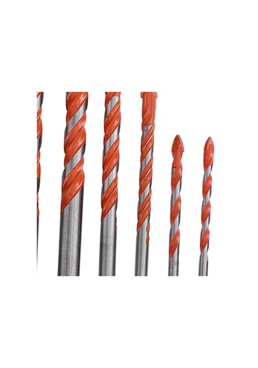 Maiyame Cam, Seramik, Ahşap Ve Plastik İçin 7'li Hızlı Çelik Merkez Matkap Ucu Seti 3mm-12mm - Kaymazsız Tutma Ve Sıkıcı Delme