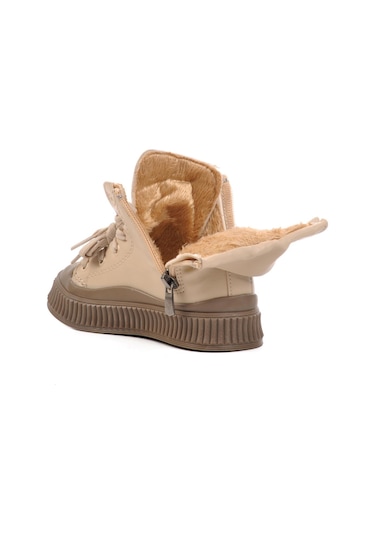 Walkway Orion-p Bej-vizon İçi Kürklü Çocuk Bot Bej - Vizon