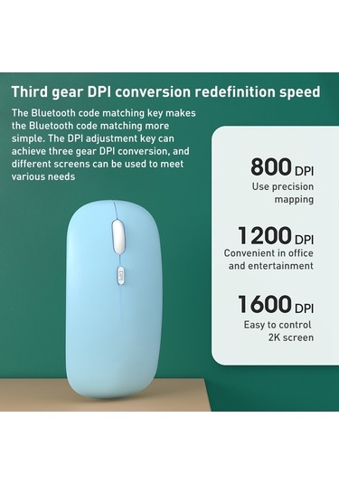 Forev Fvw312 1600dpi 2.4g Kablosuz Sessiz Taşınabilir Fare Siyah Diğer