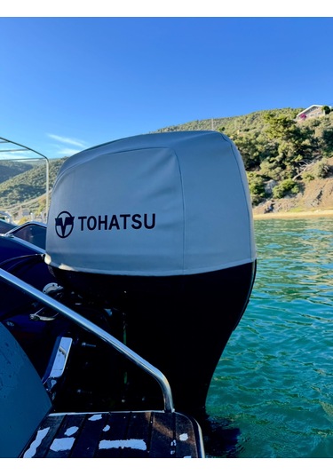 Tekne Motor Kılıfı Dıştan Takma Marin Deri Tohatsu 150 Hp