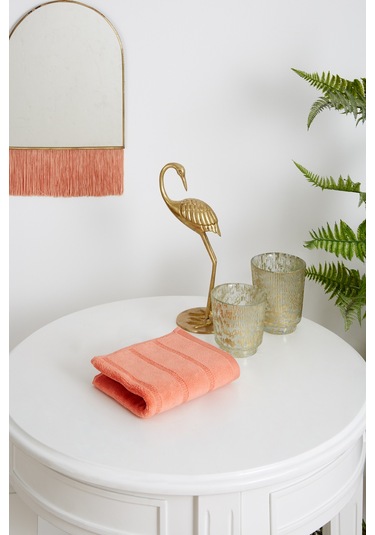 Sadem Organik Stripe Mutfak Ve Kurulama Havlusu 30x50 Cm Şeftali