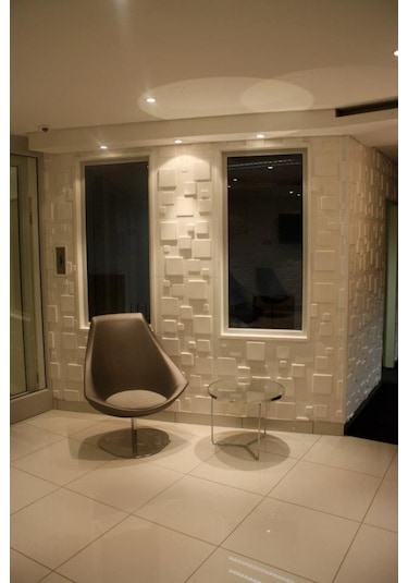 3 Boyutlu Boyanabilir Pvc Duvar Paneli İdea 50-50 Cm 4 Adet-1 Metrekare