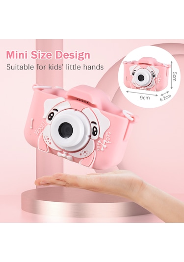 Youtek Mavi Öküz Desenli Çocuk Dijital Kamerası - 20mp Lens, 2.0" Ips Ekran, 1080p Fotoğraf/videolu, Oyun Ve Müzik Fonksiyonlu, Yenilenebilir Pil Mavi