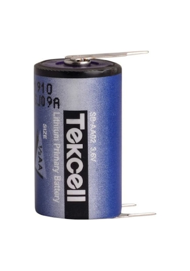 Tekcell SB-AA02 3.6V 1/2AA Boy Li-SOCI2 3 Pinli Lityum Sayaç Pili