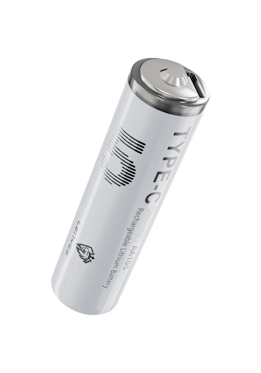 Lenyes Aa105 Type-c Şarj Portlu Şarj Edilebilir Aa Lityum-ion Pil 2800mwh 1.5v 2 Adet