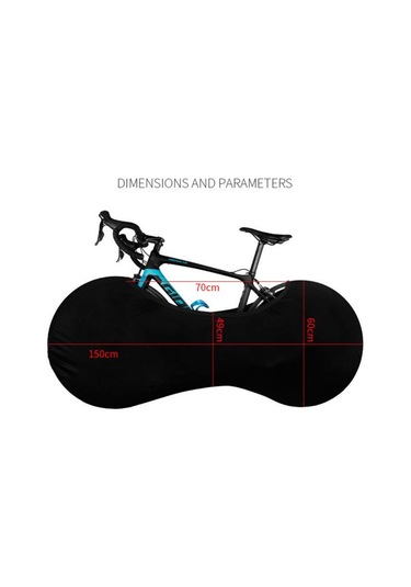 Siyah Sıcak, Bisiklet Toz Geçirmez Kapak Tekerlekler Çerçeve Kapak Anti-toz Çizilmeye Dayanıklı Koruyucu Kapak Bisiklet Koruyucu