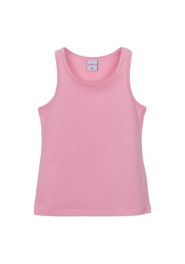 Lovetti Pembe Kız Çocuk Düz Basıc Yüzücü Atlet Pembe