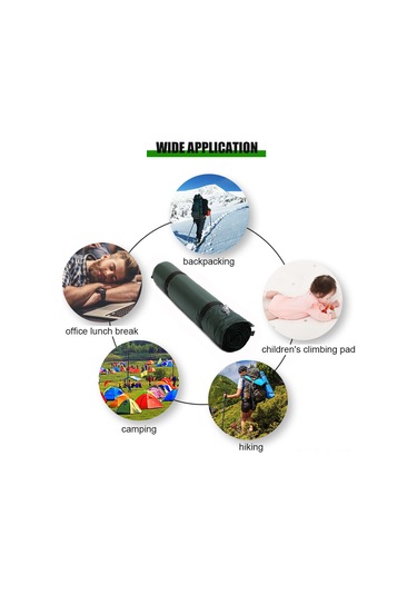 Springsun Halka Doğru Yatak: Ergonik Konfor, Hafif Ve Dayanıklı, Kamp, Bisiklet Turu, Yürüyüş İçin, Yeşil, 183x57x2.5cm Çok Renkli