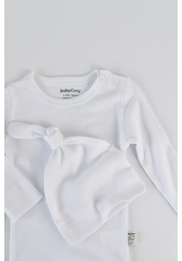 BabyCosy Modal Pantolon & Badi & Şapka Set Csym22511 001