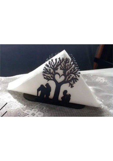 Fbt Metal Peçetelik Siyah