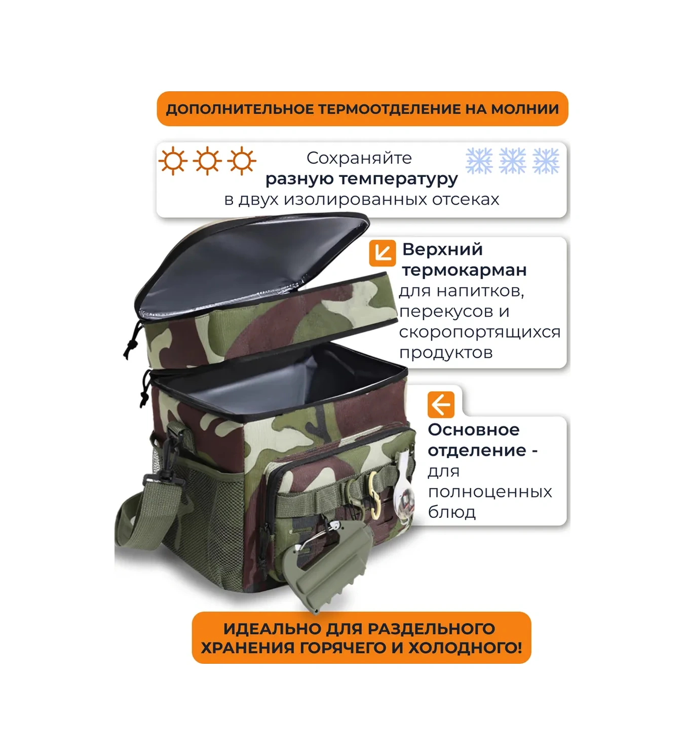 Okkıbag Termo Çantalı Soğutucu Çanta 437062783 Khaki