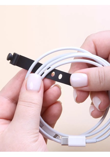 Wallard Kablo Klemensleri İçin Silikon Kelepçeler 10 Adet Siyah 226957148