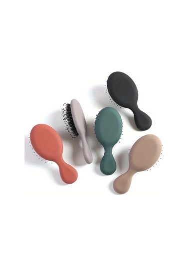 Elmpaly Tüm Saç Tipleri İçin Konforlu Hava Yastıklı Masaj Fırçası - Dayanıklı Abs Plastik, Rastgele Renk