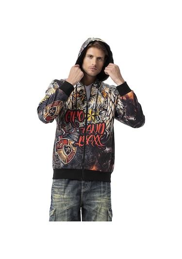 Cipo & Baxx Cl574 Eagle Spirit Men Sweatshirt Siyah