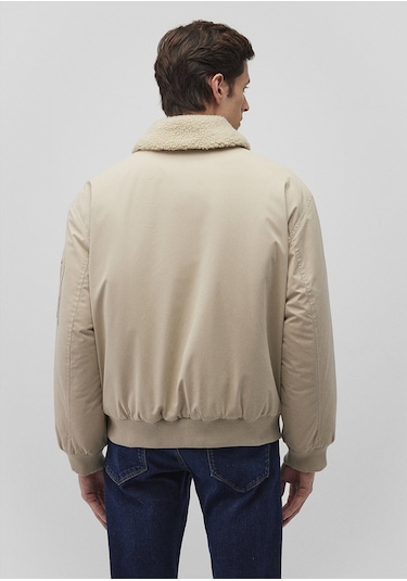 Mavi - Dik Yaka Bej Bomber Ceket 0110465-86559 Bej