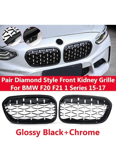 Bmw 1 Serisi F20 Ön Panjur Böbrek Diamond Model Oem 2015-2019