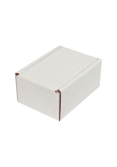 Beyaz Kilitli Kargo Kutusu / Ebat: 10x7x4,5 cm (100 adet)