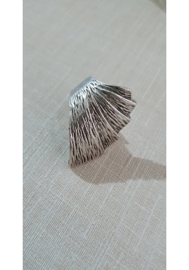 Gümüş Kaplama Antik Desenli Yüzük 456744128 Gümüş