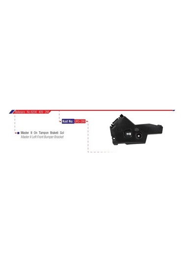 Urs 286 Ön Tampon Bağlantı Braketi Sol Master Iı 04 10 8200409286