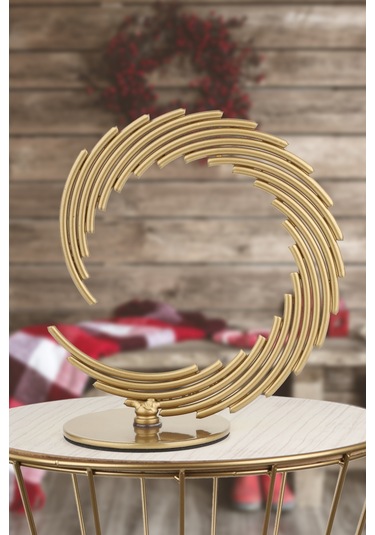 Begüsa Bakü Metal Aksesuar Biblo 18 Cm Eskitme