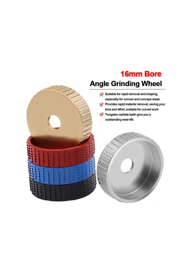 Mufunye Yüksek Karbon Çelik Ahşap Oyma Diski, 16mm İç Çap, 75mm Dış Çap, 20mm Kalınlık