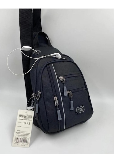Ogdo - Tek Omuz Askılı Polyester Sırt - Göğüs Çantası - Body Bag - 3473 Sarı