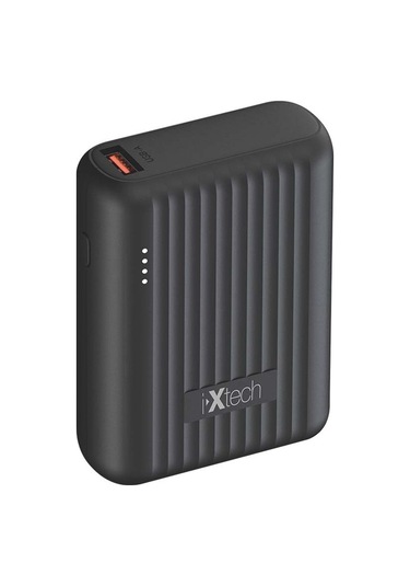 Ixtech Çift Çıkışlı Led Göstergeli Powerbank 10.000 Mah Siyah