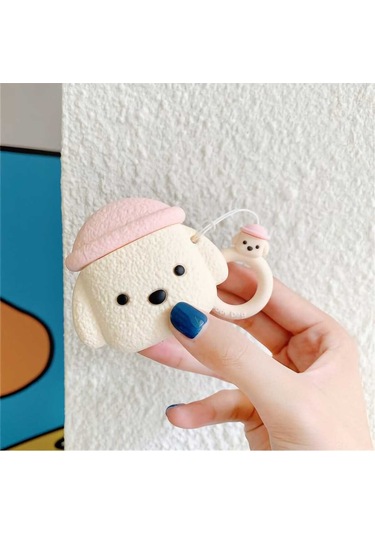 Iphone 1/2. Nesil Uyumlu Koruyucu Bluetooth Kulaklık Kılıfı Figürlü Teddy1 Airpods 1/2. Nesil