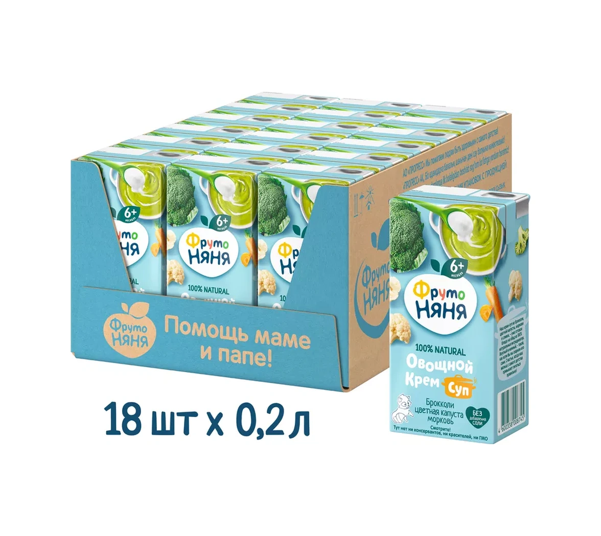 Frutonana Brokoli, Karnabahar Ve Havuçlu Kream Mantısı, 0,2l 18 Adet 13052078