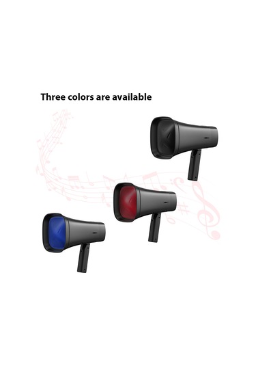 Hfambition Dv-680 Siyah Güneş Enerjili El Tipi Mikrofon: Bluetooth, Ses Kaydı, Led Işık Ve 8w Çıkış Gücüyle Dış Mekan扩音器 10.1"