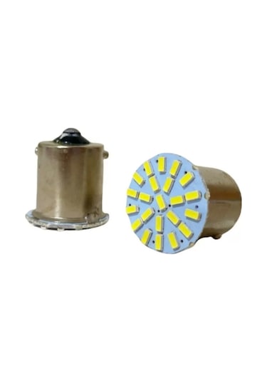 Çakarlı 18 Led Çiçek 93 Tek Duy Beyaz