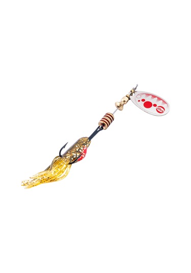 Alabalık Turna Döner Olta Kaşık - Ilba Bubble Yem 390112 - Gümüş/kırmızı - No:2