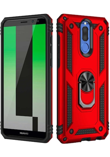 Zore Huawei Mate 10 Lite Kılıf Msra Vega Kapak - Mavi Mavi