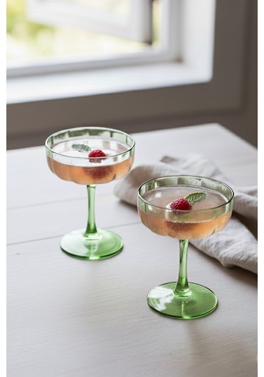 Rakle Botanical 2'li Cup Dondurmalık Seti Yeşil 210 Cc Renkli