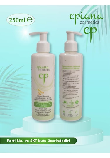 Cpiana Güneş Sonrası Krem Argan Yağlı 250ml