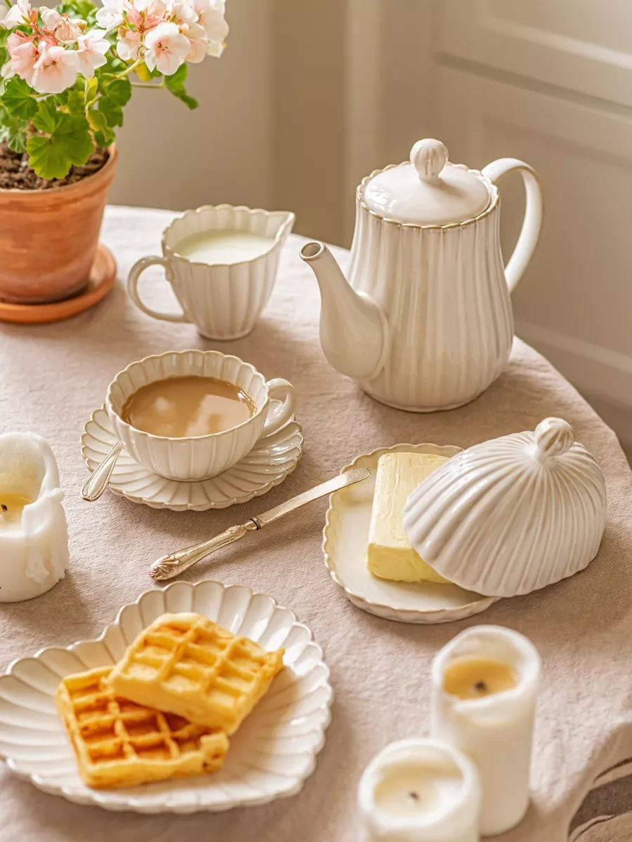 Roomi Kapaklı Seramik Tereyağı Kabı 182652722 Sütlü