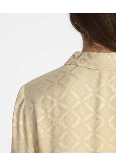 Yargıcı Regular Gömlek Yaka Uzun Kol Gömlek 25kkgm6012x 017 Bej