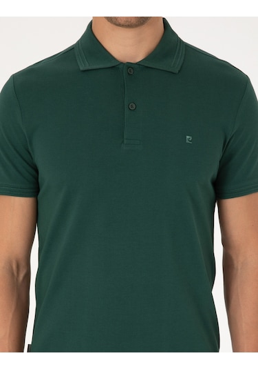 Pierre Cardin Erkek Koyu Yeşil Tişört Basic 50325323-vr079 Koyu Yeşil
