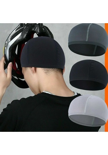 Chuangyinshop Siyah 1 Adet Nefes Alabilir Polyester Kask Astarı Ter Emici Bisiklet Ve Motosiklet Aksesuarı