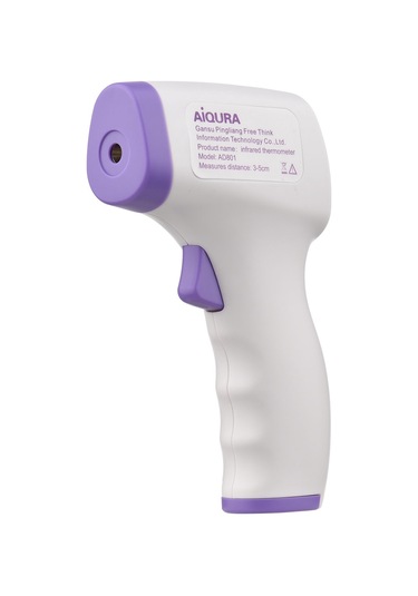 Samdoo İletişimsiz Kızak Sıcaklık Ölçer - Lcd Ekranlı, 16 Veri Depolama, C/ F Değiştirilebilir, Yüksek Sıcaklık Alarmı Pil Dahil Değil