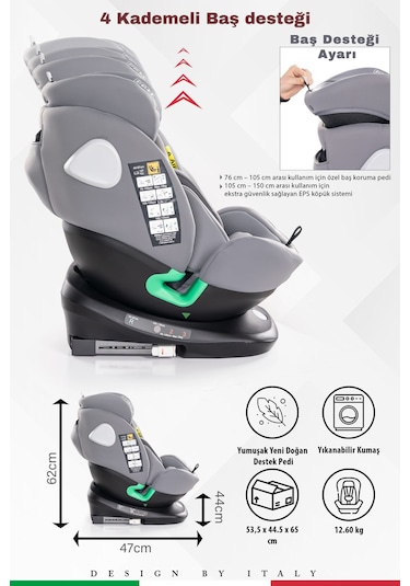 Tronfix I Size Oto Koltuğu Q9004