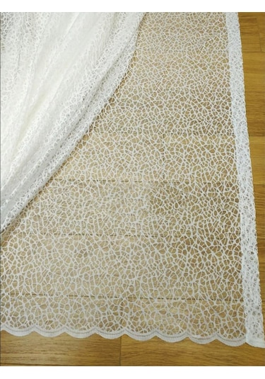 Evdepo Home Kullanıma Hazır Örme Tül Perde (542197438)