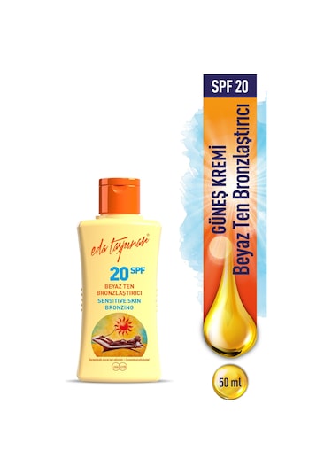 Eda Taşpınar SPF 20 Beyaz Ten Bronzlaştırıcı 50 ML